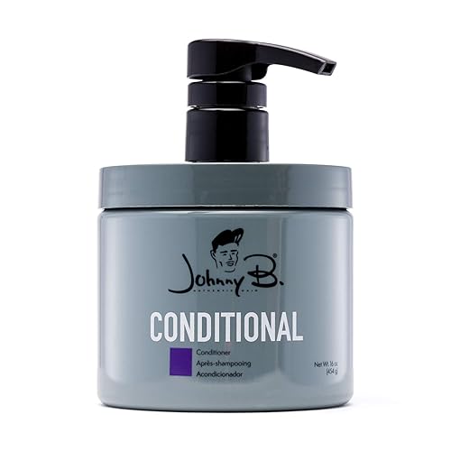 Johnny B. Conditional Conditioner - 16 Oz Teal Moisturizing Hair Care For Healthy Shine