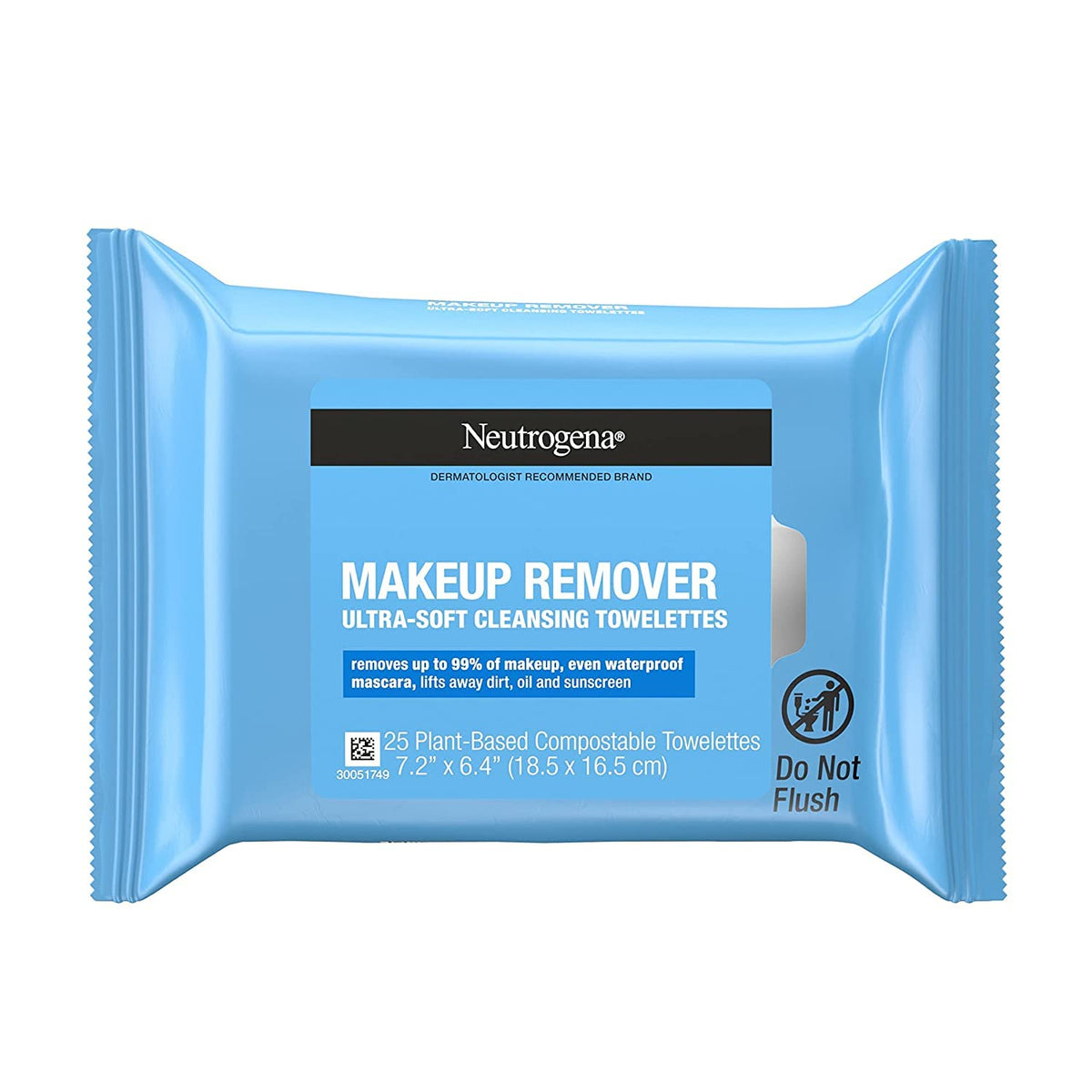 Neutrogena Makeup Remover Cleansing Towelettes, Refill Pack, 25 Count - Gentle & Effective