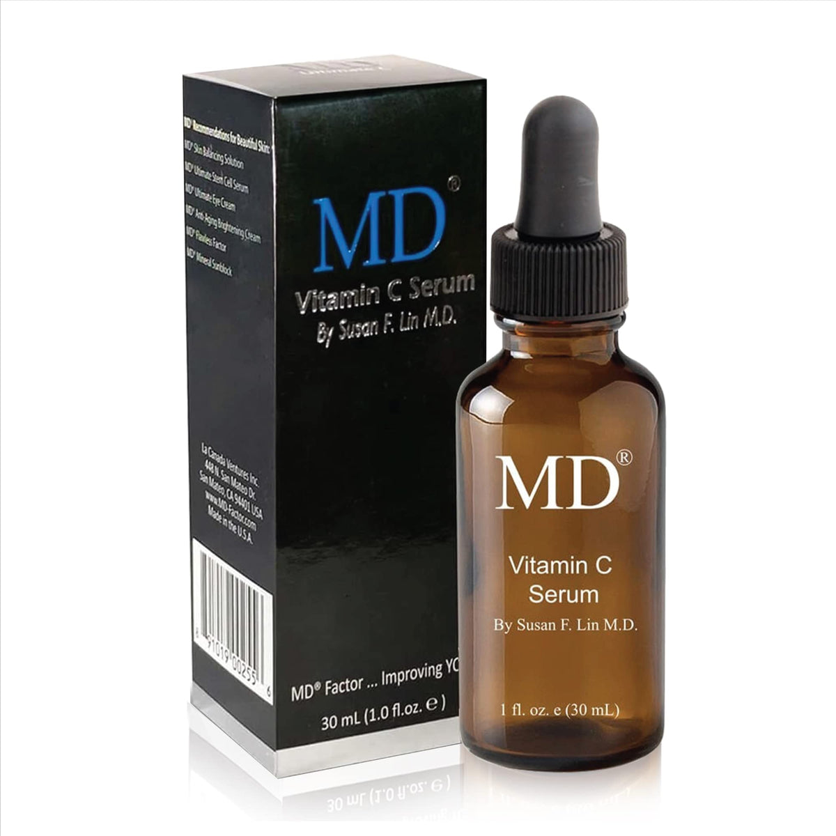 Md Factor Anti-Aging Face Serum With Vitamin C - Reduces Fine Lines & Dark Spots, 1 Oz