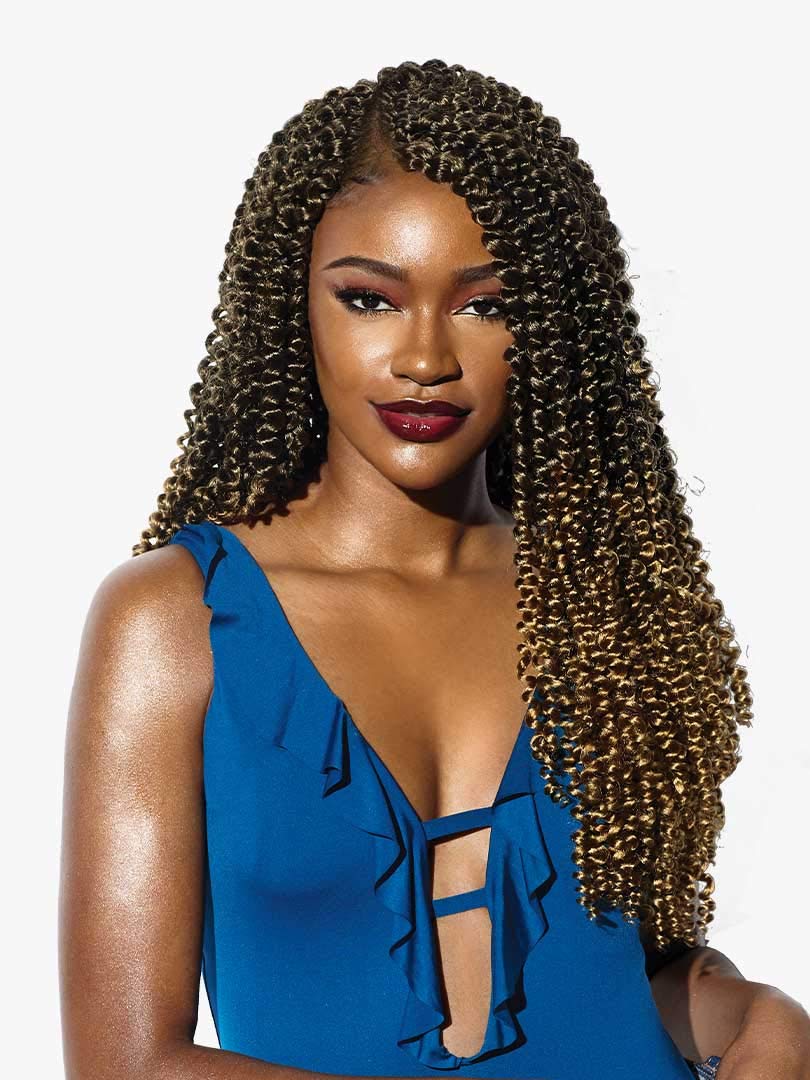 Sensationnel 3X Ruwa Water Wave 18&quot; Braids - Water Repellent Kanekalon - 27 Honeyblonde