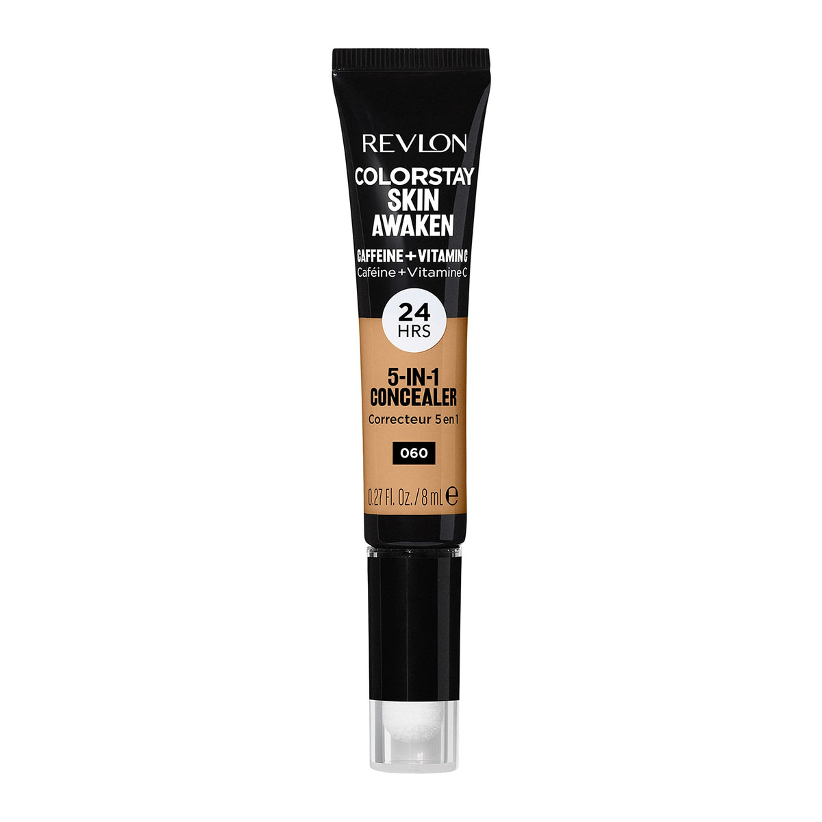 Revlon Colorstay 5-In-1 Concealer, Lightweight Longlasting Makeup, 060 Deep, 0.27 Fl Oz