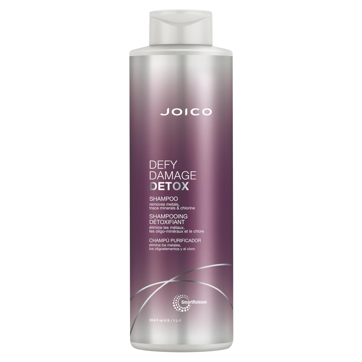 Joico Defy Damage Detox Shampoo - Removes Chlorine, Sulfate-Free, 33.8 Fl Oz, Vegan