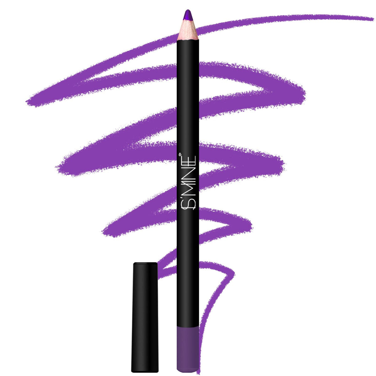 Ismine Purple Lip Liner - Professional Matte Waterproof Pencil, Long Lasting (#21) 1 Count