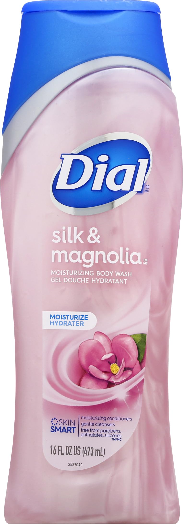 Dial Moisturizing Body Wash - Silk & Magnolia - Net Wt. 16 FL OZ (473 mL) (1 Bottle) (1)