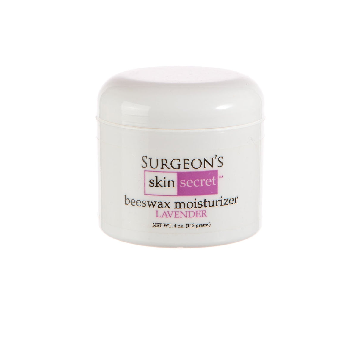 Surgeon'S Skin Secret Beeswax Moisturizer 4Oz Jar - Lavender Scented Skin Care