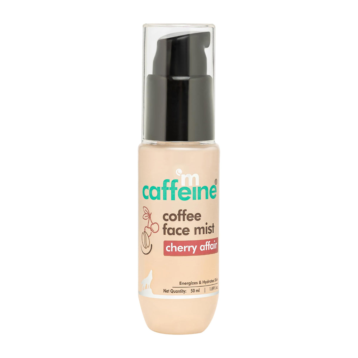 Mcaffeine Cherry Affair Hydrating Coffee Face Mist With Hyaluronic Acid & Caffeine, 50Ml