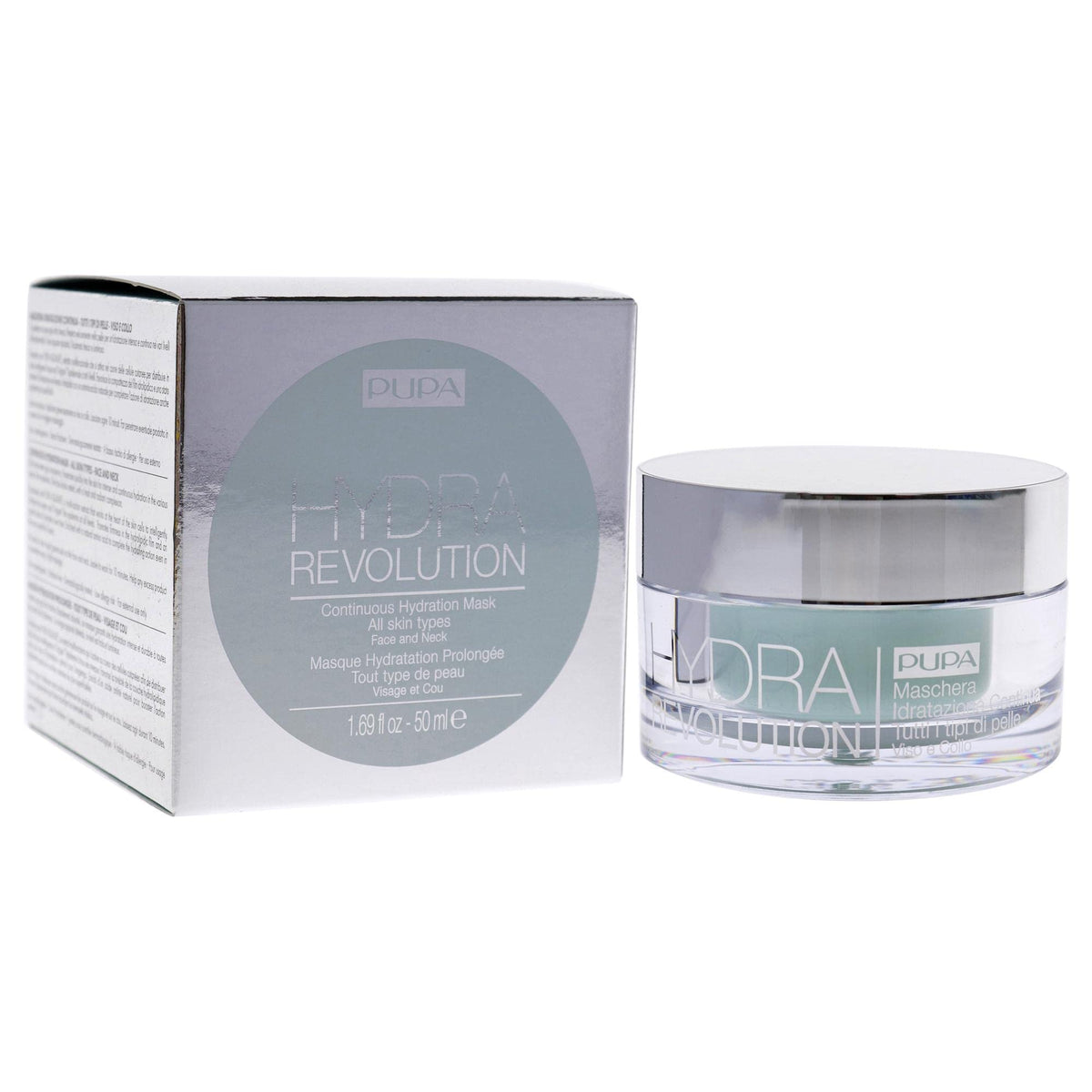 Pupa Milano Hydra Revolution Face Mask - Ultimate Hydration & Firming - 1.69 Oz