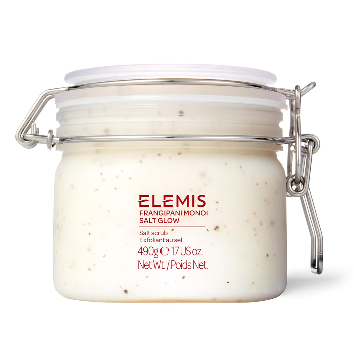 Elemis Frangipani Monoi Salt Glow Scrub - Moisturizing Exfoliator, 490G