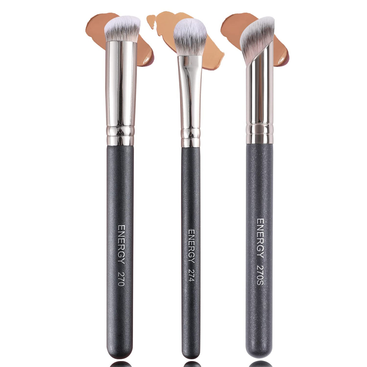 Energy Professional Brightening Concealer Brush - Slant Angled For Makeup Blending 270/274/270S