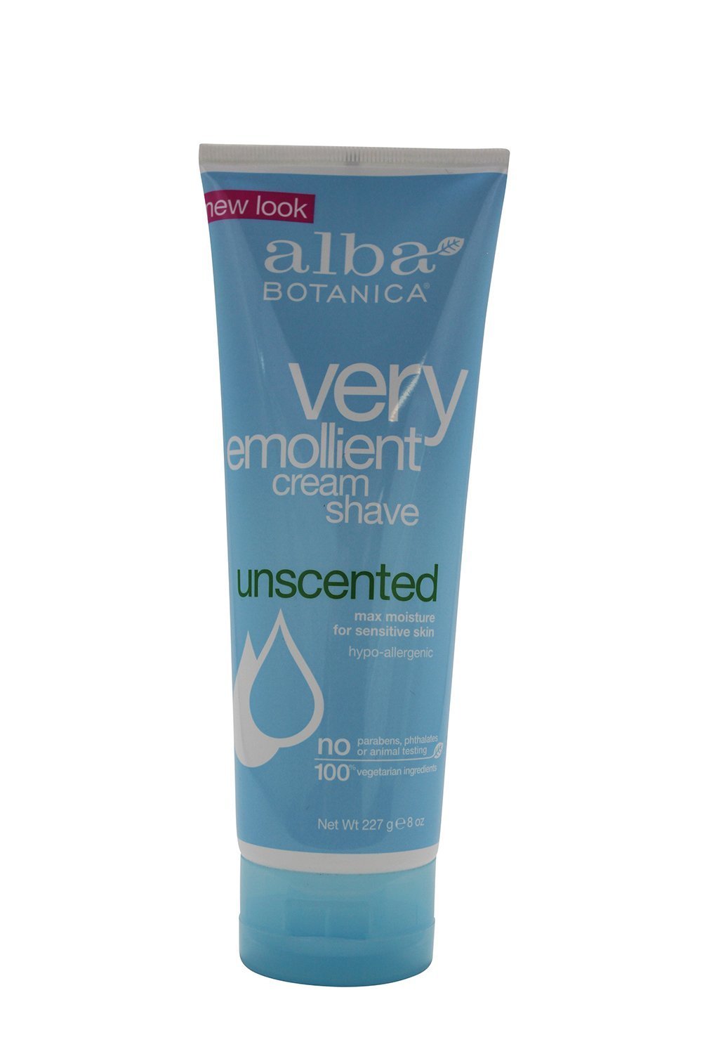 Alba Botanica Unscented Moisturizing Shave Cream, 8 Oz - Pack Of 6