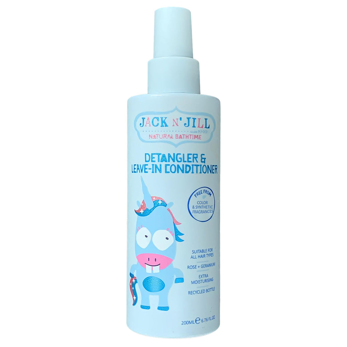 Jack N' Jill Natural Bathtime Detangler & Leave-In Conditioner, 200 Ml, Vegan & Cruelty-Free