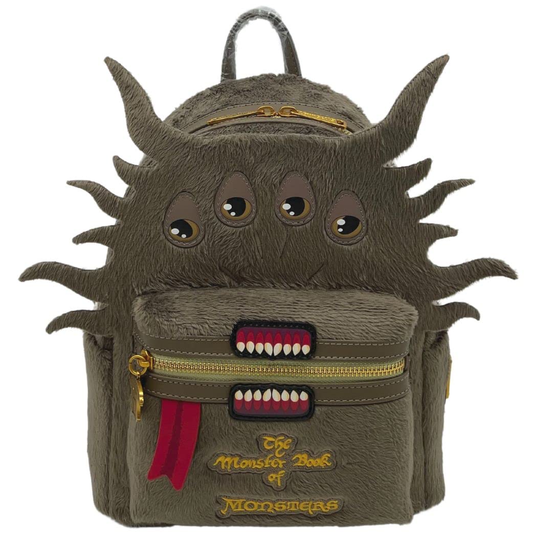 Loungefly Harry Potter Monster Book of Monsters Brown Faux Leather Shoulder Bag