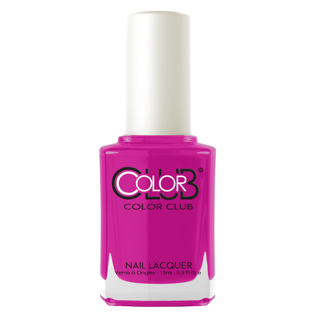 Color Club Peace Out Purple Nail Lacquer 0.5 Fl Oz - Long-Lasting Purple Nail Polish