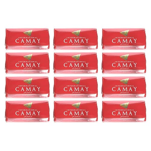 Camay Classic Bar Soap, 4 Oz (12 Bars) - Moisturizing & Softly Scented Body Wash