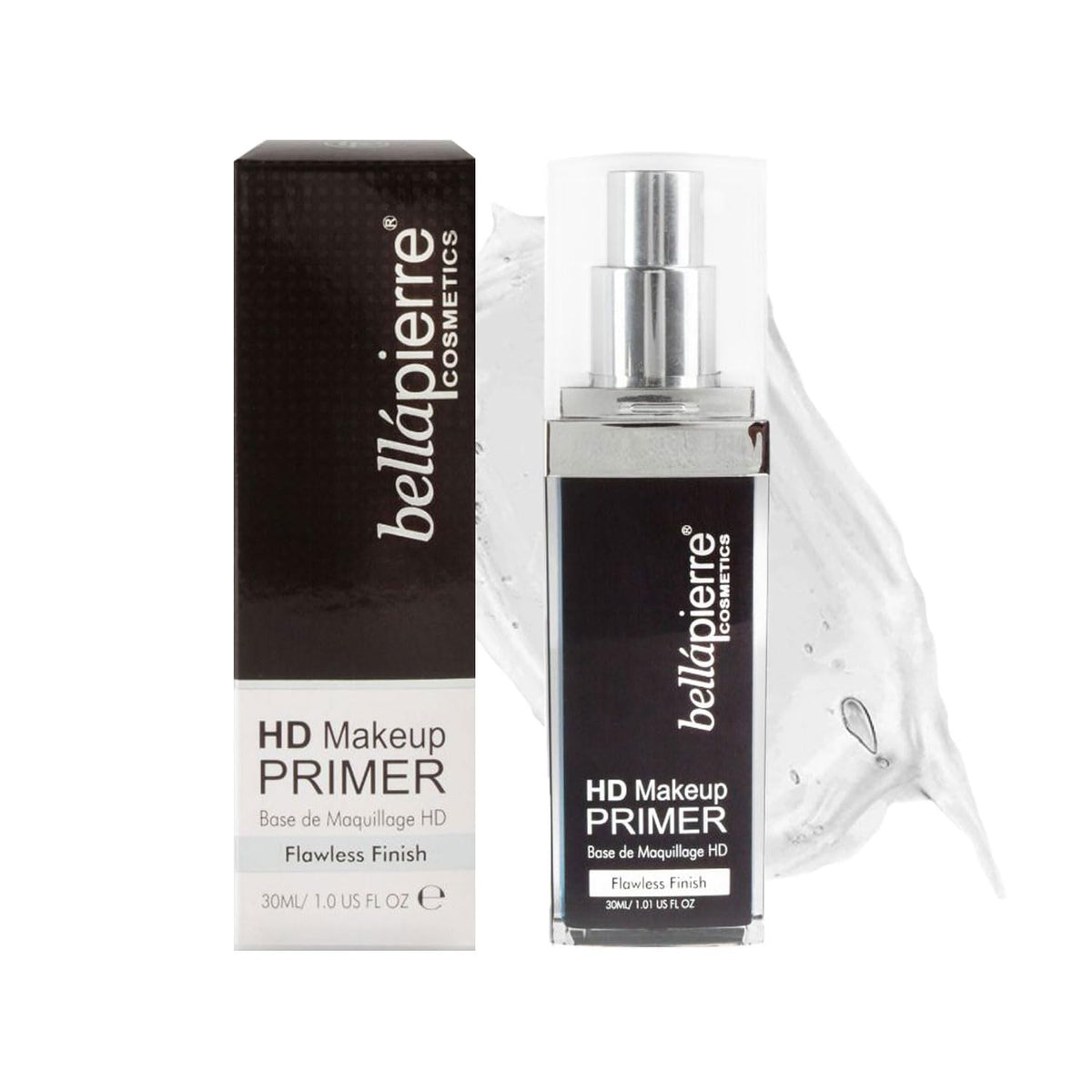 bellapierre HD Makeup Primer - Smooth, Clear Complexion, Cruelty-Free, Talc-Free, 1.01 Fl.