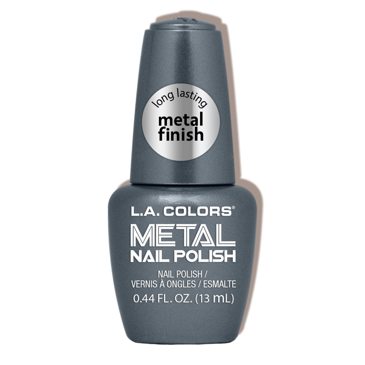 L.A. Colors Metal Nail Polish - Metallica, 0.14 Fl Oz, Vibrant Metallic Finish