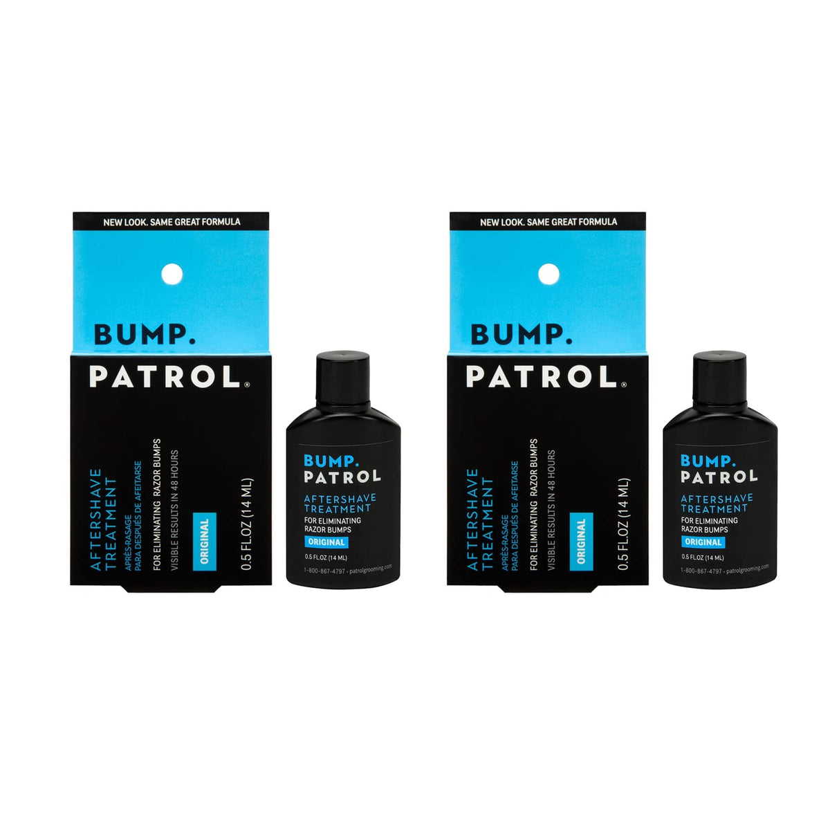 Bump Patrol After Shave Bump Treatment Serum - Razor Bumps & Ingrown Hair Solution, 2 Pack