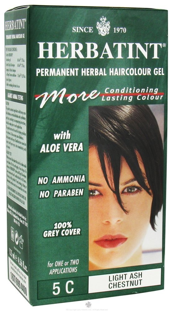 Herbatint 5C Ash Chestnut Lite Hair Color - Permanent Natural Formula