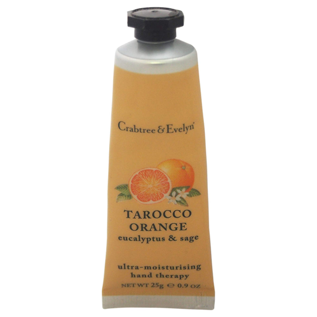 Crabtree & Evelyn Hand Cream Therapy, Tarocco Orange & Eucalyptus, 0.9 Oz