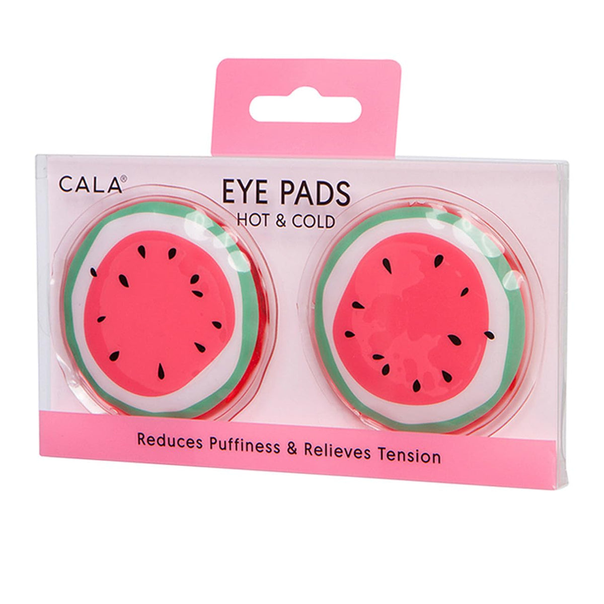 Cala Hot And Cold Eye Pads - Watermelon, Soothing & Revitalizing, Relieves Puffiness & Stress