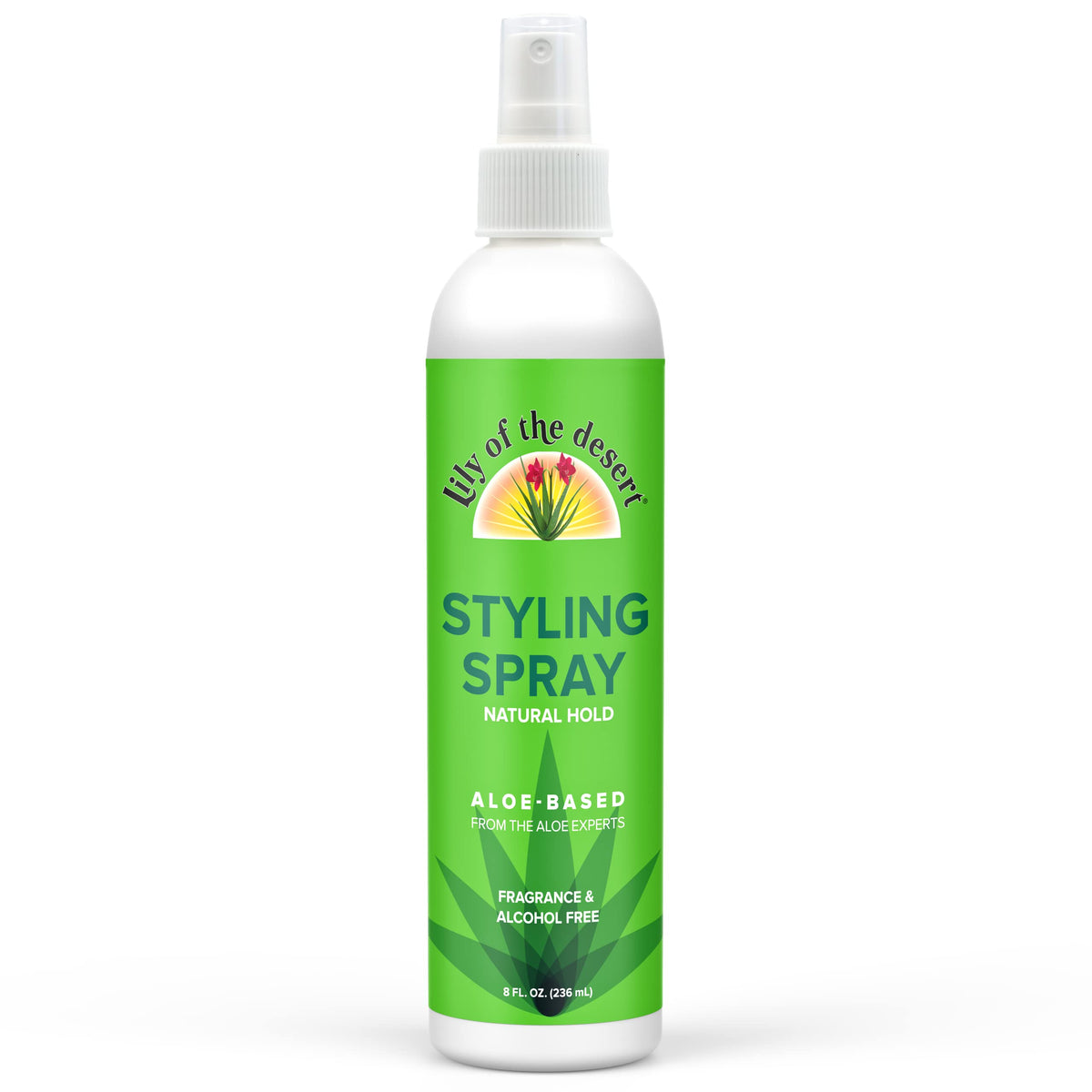 Lily Of The Desert Aloe Vera Hair Spray - Unscented, Alcohol-Free, Non-Aerosol, 8 Fl Oz