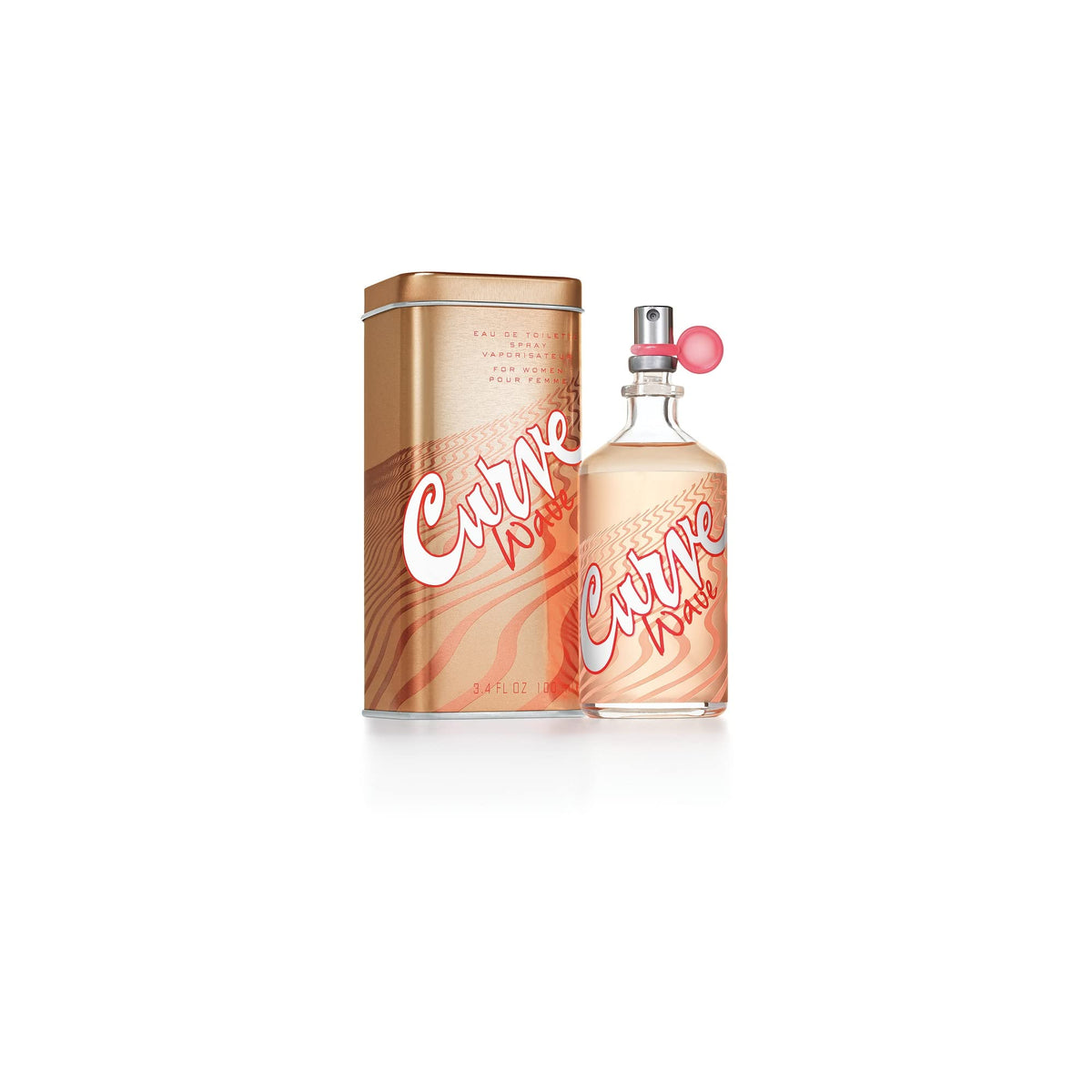 Curve Women'S Perfume Eau De Toilette Spray, Curve Wave, 3.4 Fl Oz, Long-Lasting Fragrance