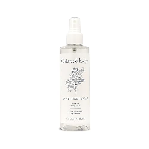 Crabtree & Evelyn Nantucket Briar Soothing Body Mist, 8.1 Oz - Refreshing Fragrance Spray