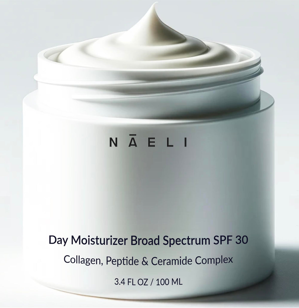 Naeli Moisturizer Spf 30 - Anti-Aging Collagen Peptide Cream, Hyaluronic Acid, 3.4 Oz