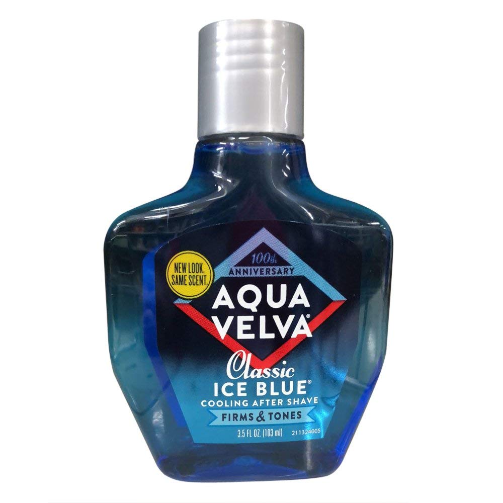 Aqua Velva Ice Blue After Shave, 3.5 Fl Oz - Refreshing Men'S Grooming Essential