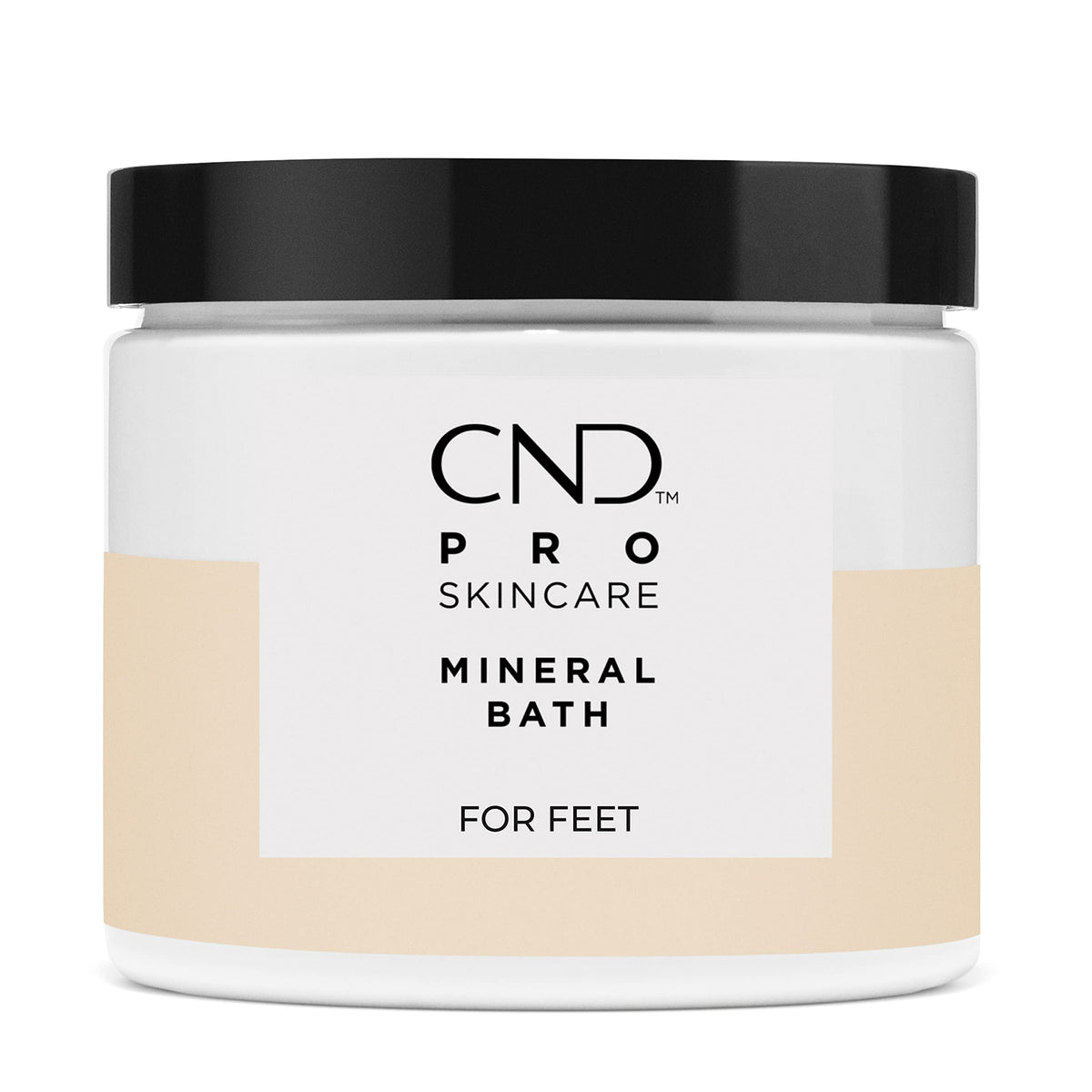 Cnd Pro Skincare Mineral Bath For Feet With Avocado Oil & Vitamin E, 18 Fl Oz