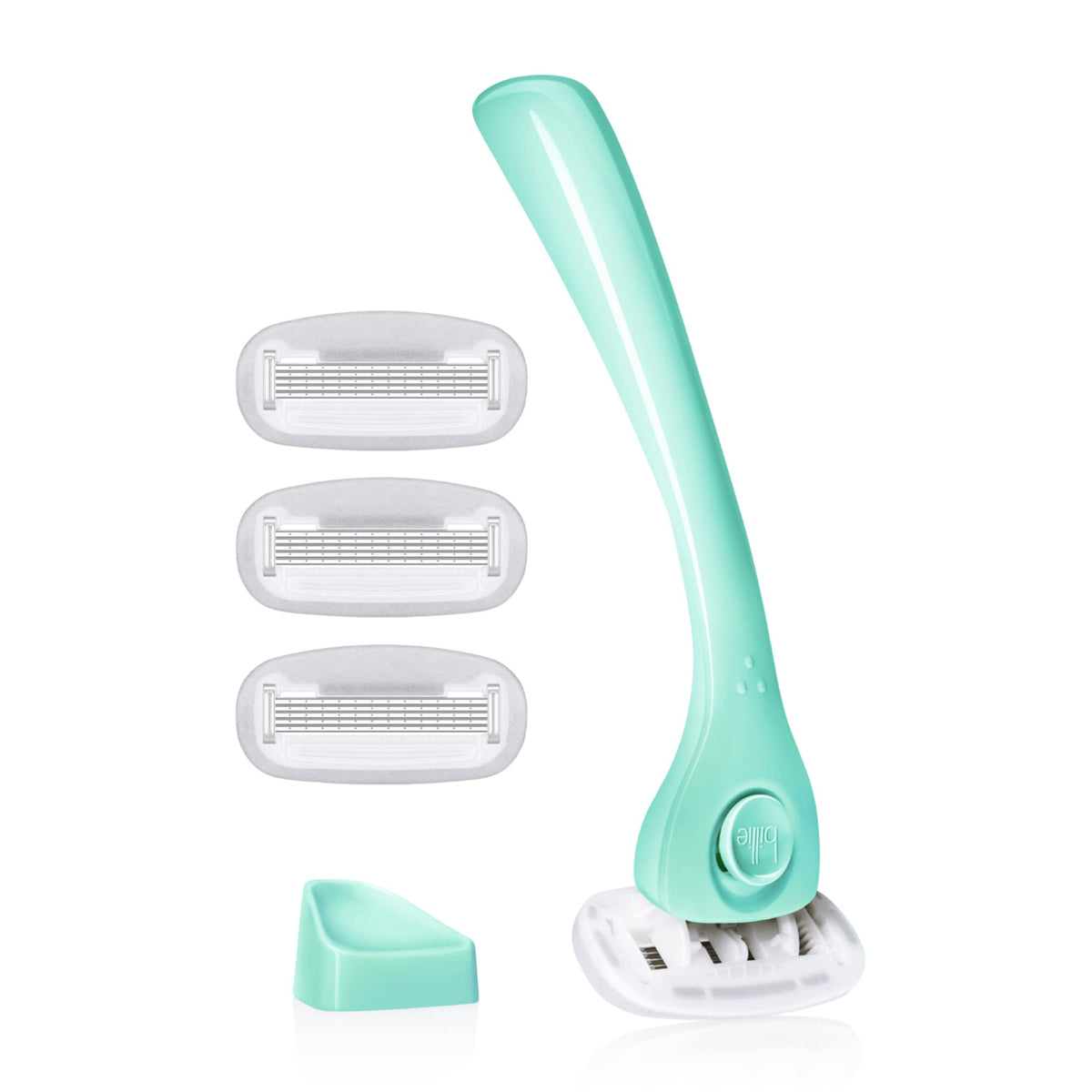 Billie Women'S Shave Kit - Minty Razor + 4 Refills + Magnetic Holder - 5-Blade System