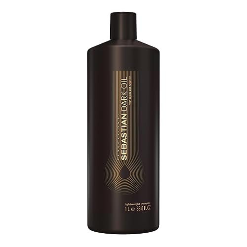 Sebastian Professional Dark Oil Shampoo 33.8 Fl Oz - Jojoba & Argan Oil for Silky Smooth Hair