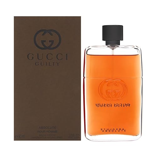 Gucci Guilty Absolute Eau De Parfum Spray For Men, 3 Fl Oz - Luxury Fragrance