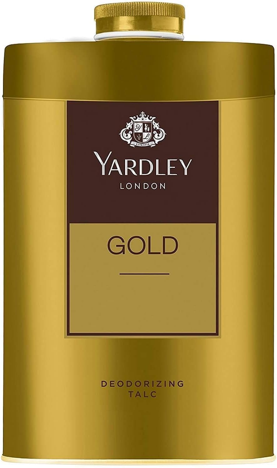 Yardley London Gold Talcum Powder For Men - Deodorizing 100G, 3.5 Ounce