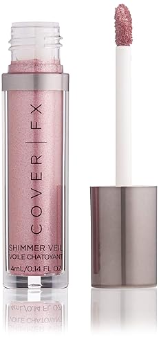 Cover FX Shimmer Veil Amethyst - Weightless Cream Shimmer for Eyes, Cheeks & Lips - 0.14 Fl Oz