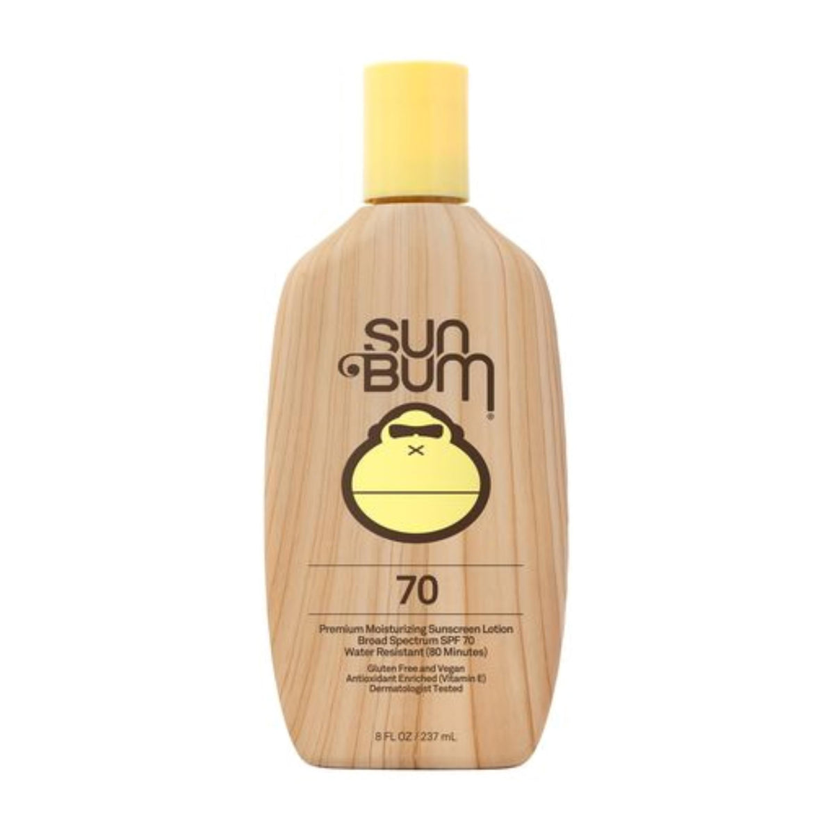 Sun Bum Spf 70 Sunscreen Lotion - Vegan, Broad Spectrum Uva/Uvb, 8 Oz, Hawaii Compliant