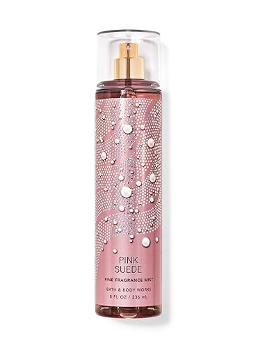 Bath & Body Works Pink Suede Fine Fragrance Body Spray, Warm Vanilla Sugar, 8 Fl Oz