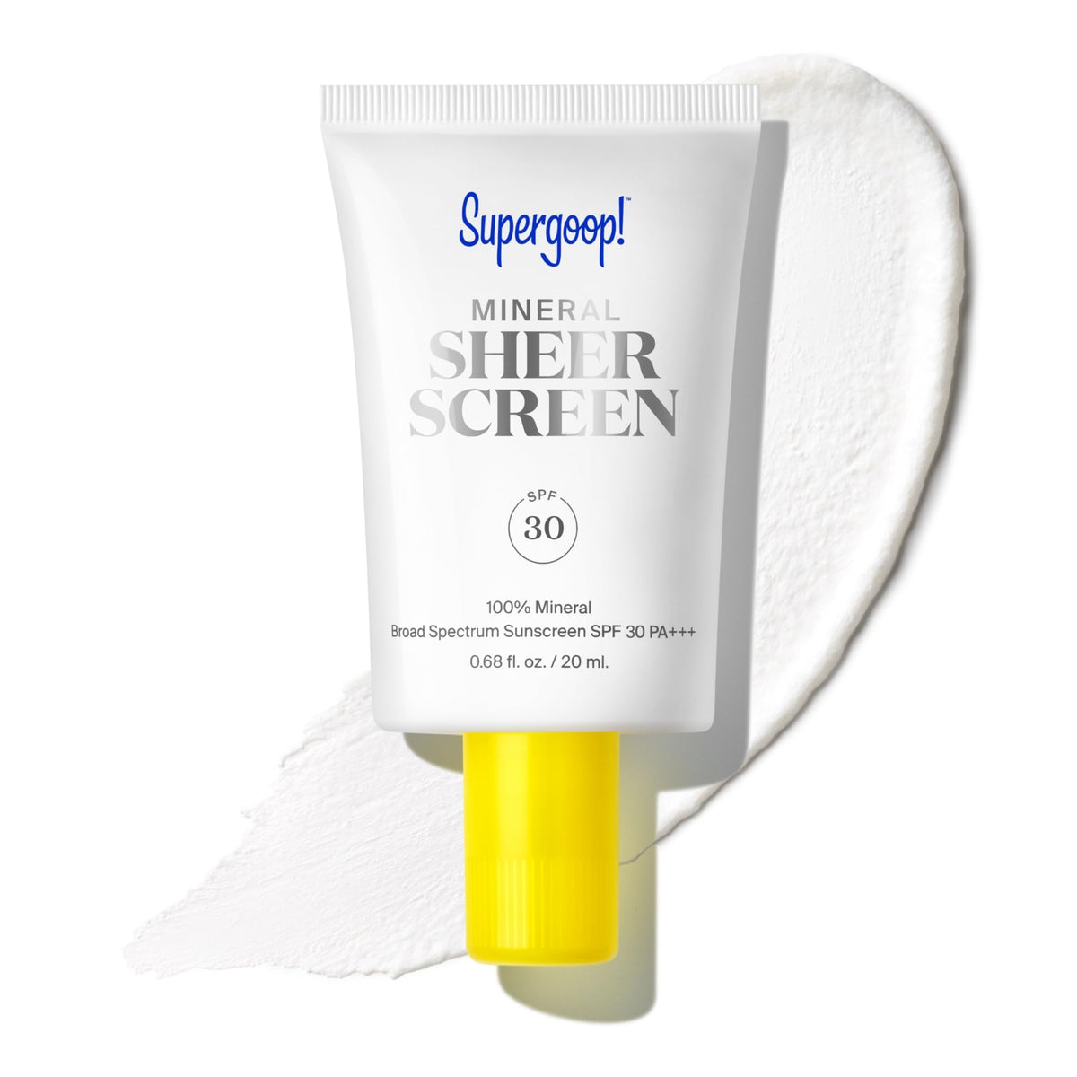 Supergoop! Mineral Sheerscreen Spf 30 - 100% Mineral Face Sunscreen & Primer, Satin Finish