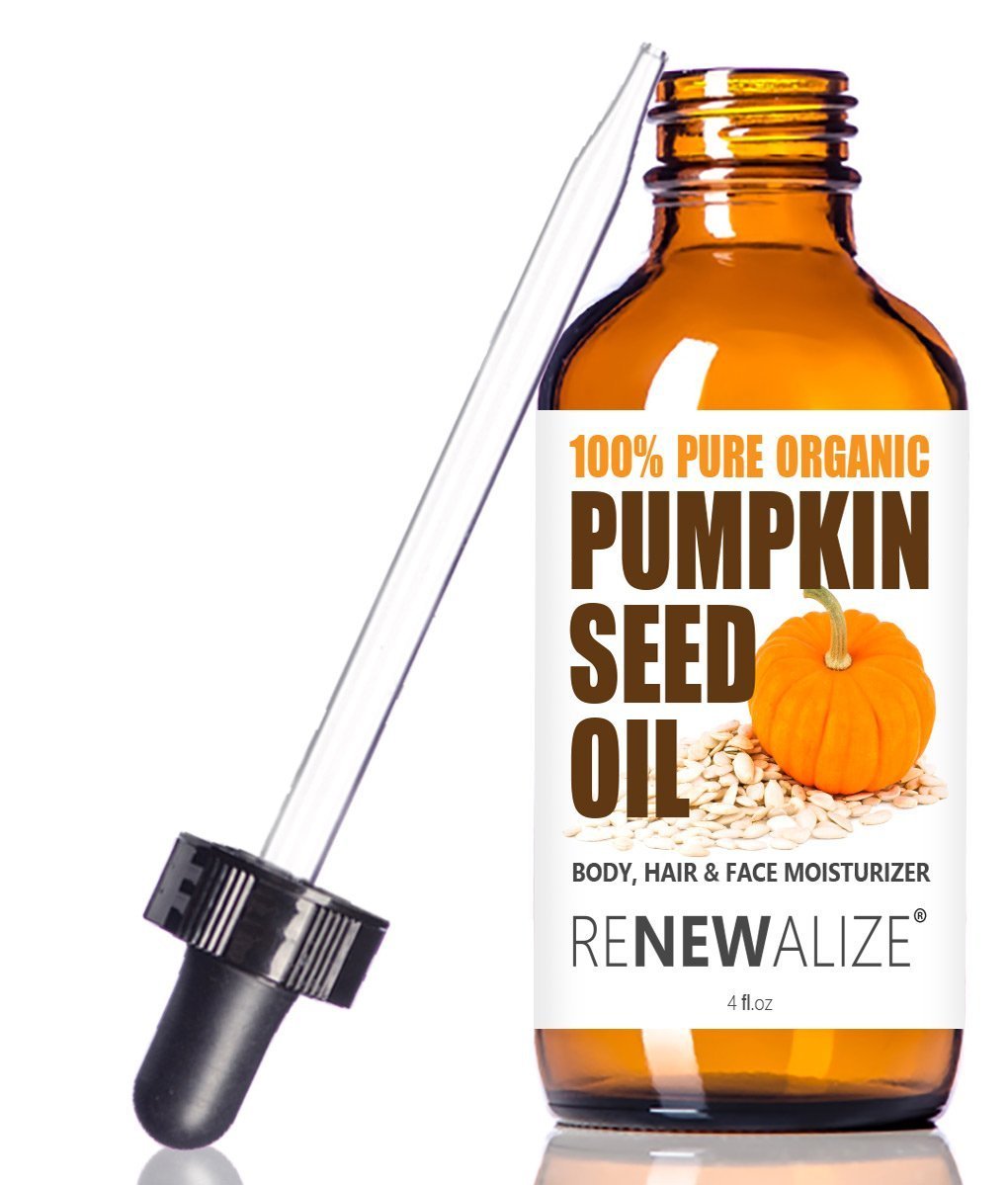 Renewalize Organic Pumpkin Seed Oil Moisturizer - Unrefined Anti-Aging For Normal & Mature Skin