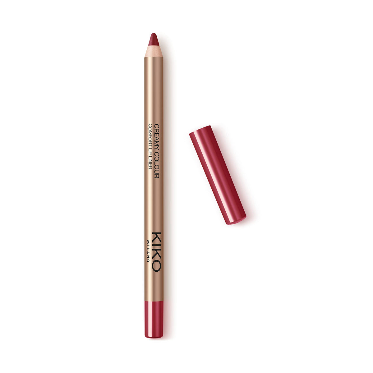 Kiko Milano Raspberry Creamy Colour Comfort Lip Liner - Long-Lasting Lip Pencil 1 Count