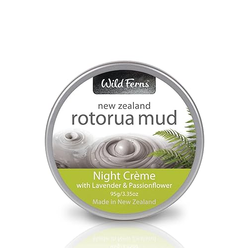 Wild Ferns Rotorua Mud Night Crème With Lavender & Passionflower, 95G - Hydrating Skincare