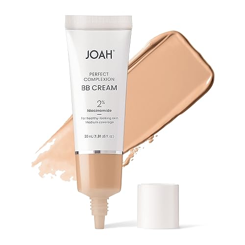 Joah Perfect Complexion Bb Cream, Hyaluronic Acid, Medium Coverage, Light Cool Undertones, 1 Oz