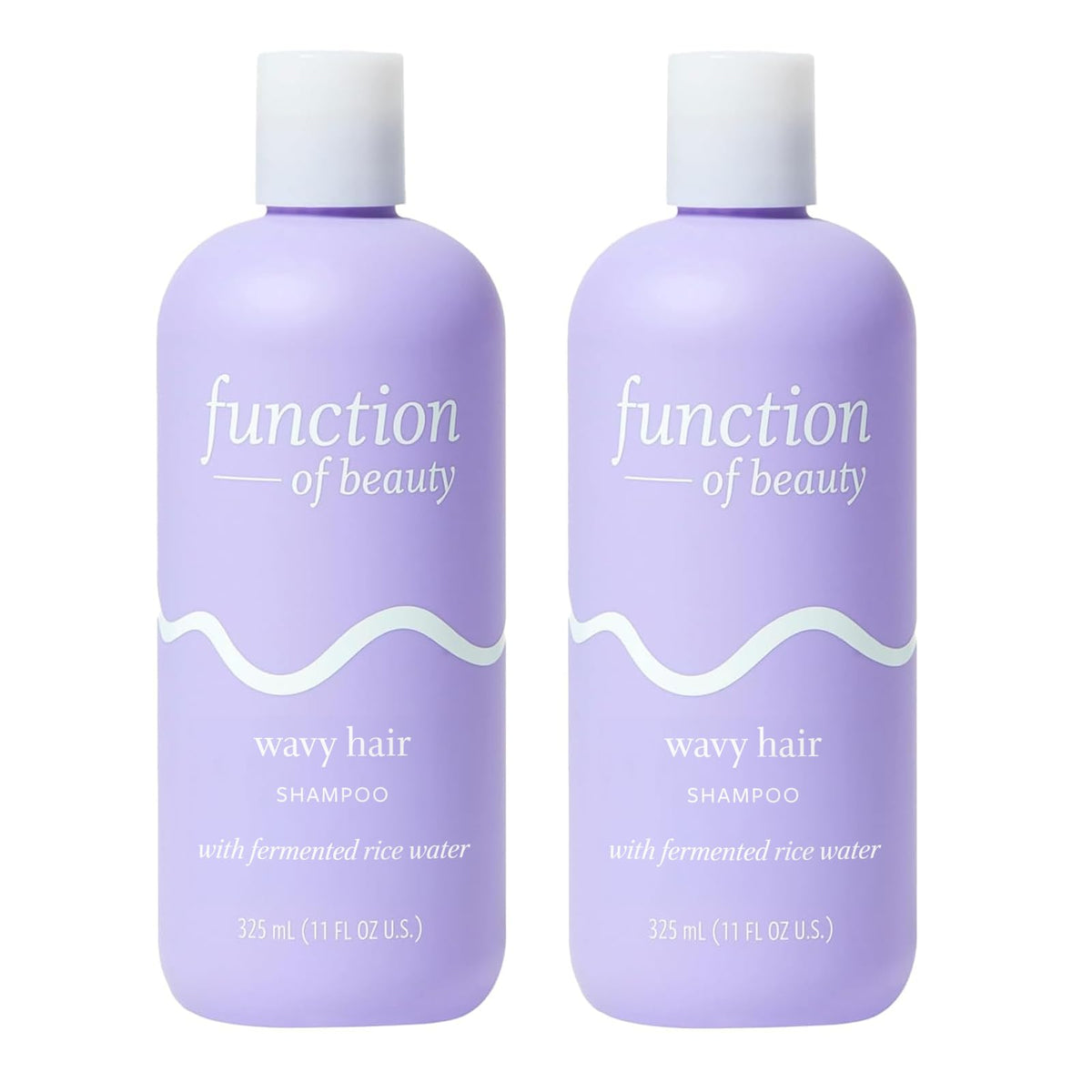 Function Of Beauty Wavy Hair Shampoo 2-Pack, 11 Oz - Strengthening & Sulfate Free