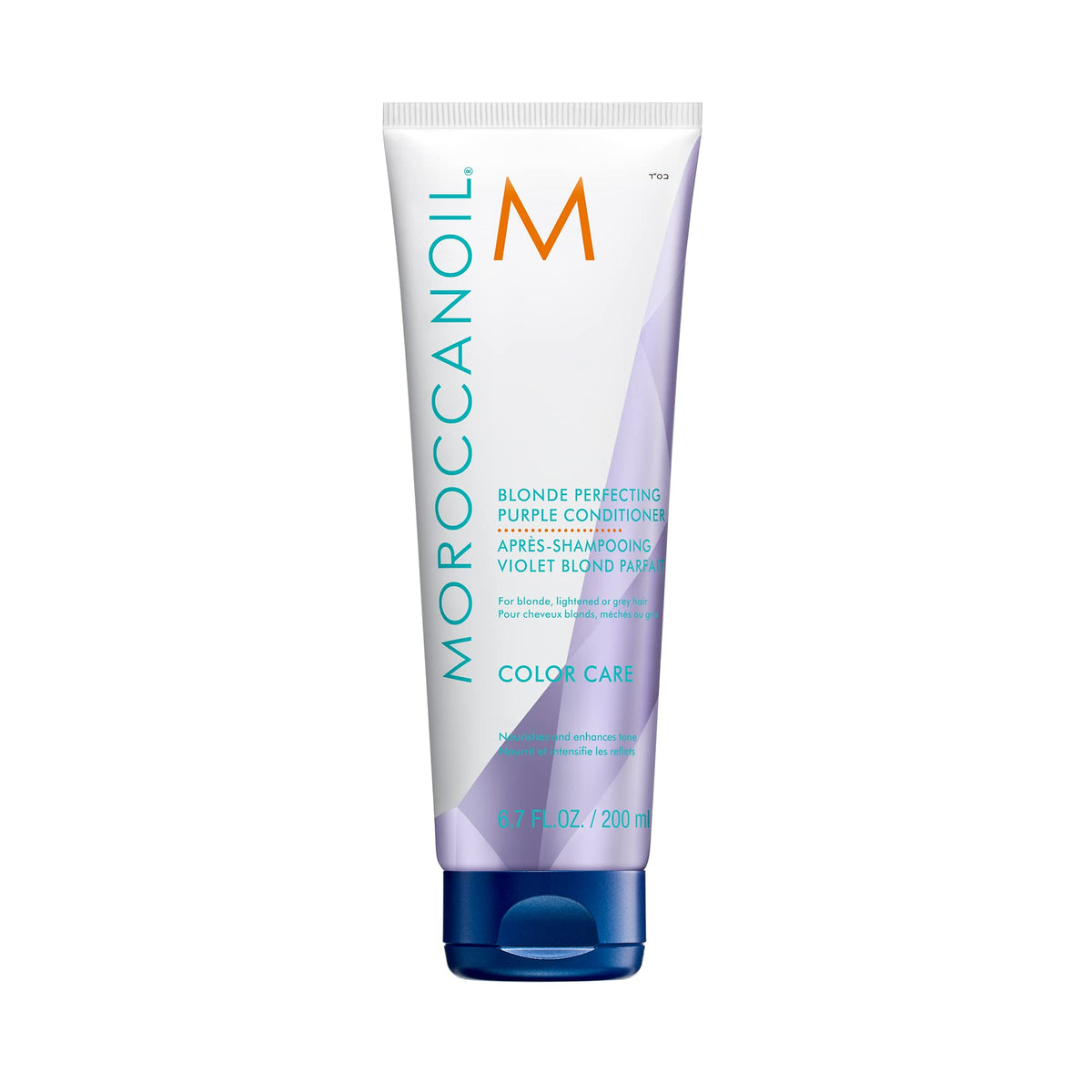 Moroccanoil Blonde Perfecting Purple Conditioner, 6.7 Fl Oz - Tone & Nourish Blonde Hair