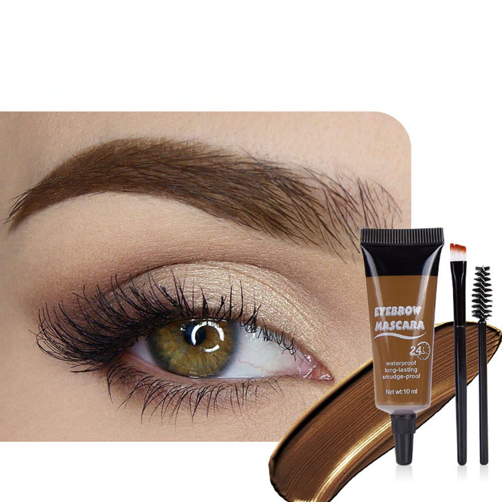 Bingbrush Tinted Thickening Eyebrow Mascara, Waterproof, Light Medium Brown, 0.7 Fl Oz