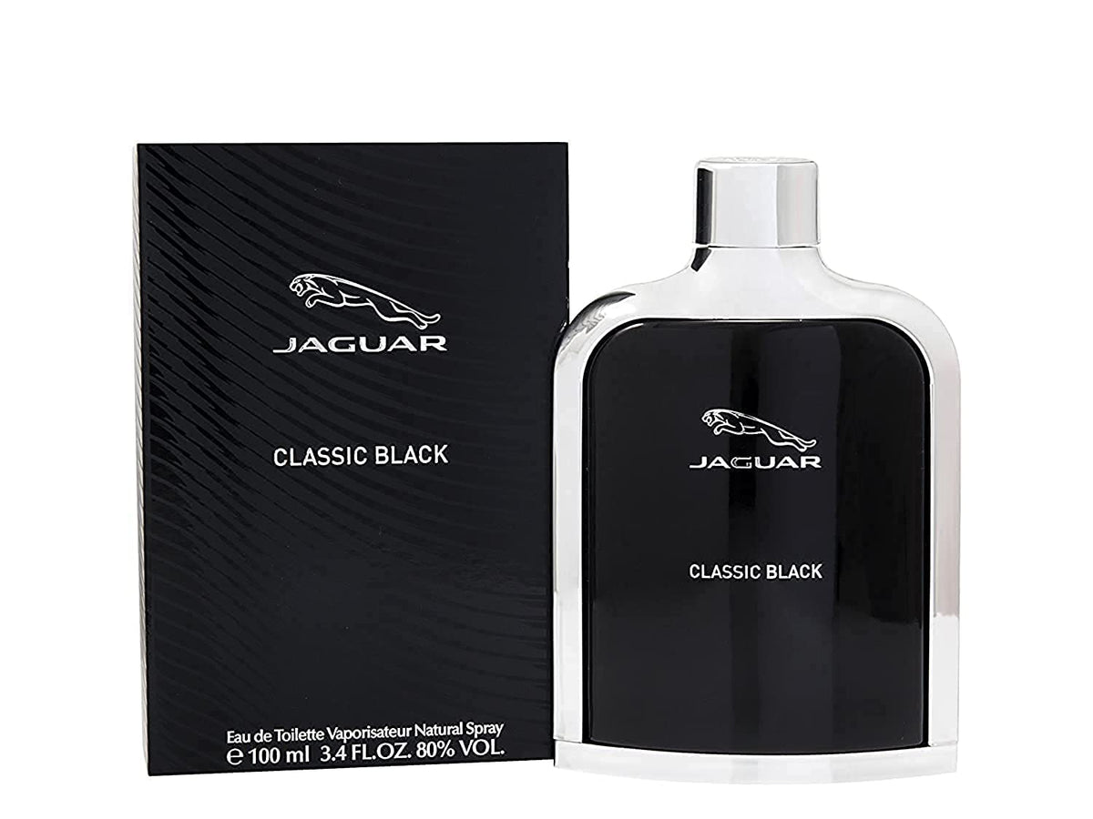 Jaguar Classic Black Eau De Toilette Spray For Men, 3.4 Oz - Fragrance By Jaguar