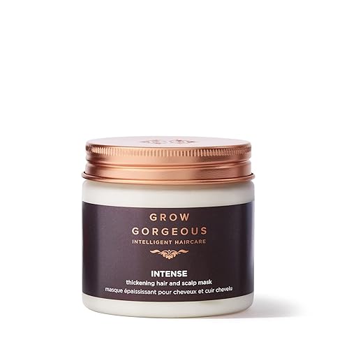 Grow Gorgeous Intense Thickening Hair & Scalp Mask, 200Ml - Vegan With Hyaluronic Acid & Shea Butter