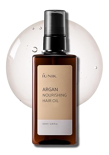 Iunik Argan Hair Oil Serum 3.9% - Nourishing Anti-Frizz Treatment For Dry, Damaged Hair 3