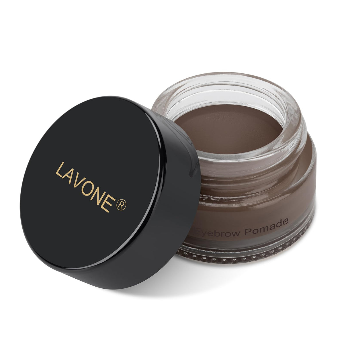 Lavone Waterproof Eyebrow Pomade - Smudge Proof, Sweat Resistant, Black Brown, 1 Count