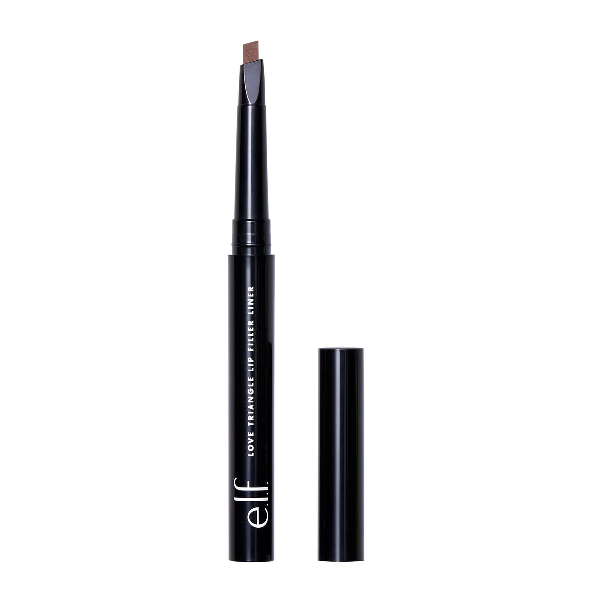 E.L.F. Love Triangle Lip Filler Liner - 2-In-1 Deep Brown Pencil For Sculpting & Filling